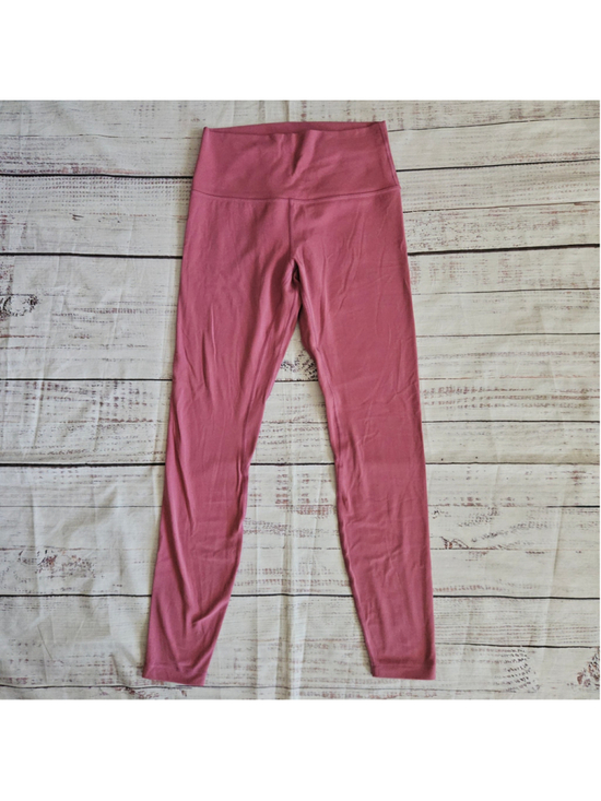 Lululemon Pants - Lululemon Align Full Length 28" Leggings Moss Rose Activewear Womens 8